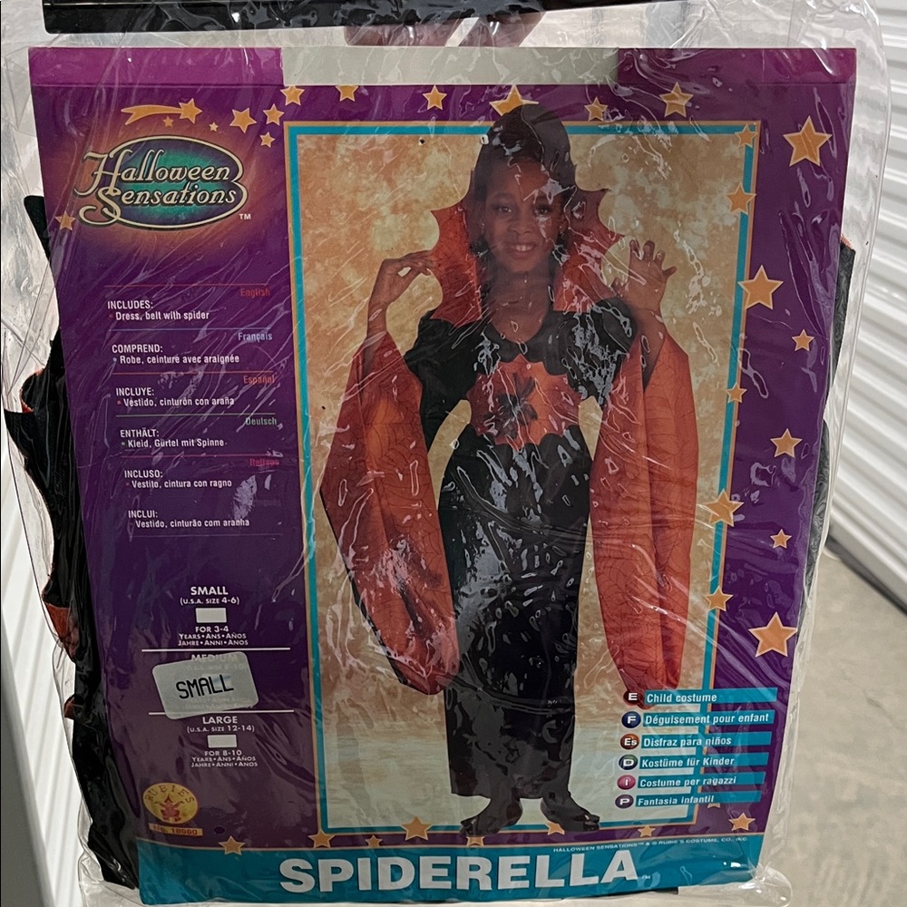 Rubie's Spiderella Kids Costume - Black and Orange